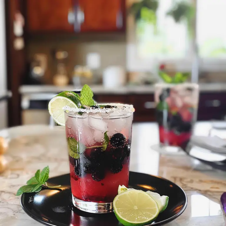Memorial Day Blackberry Mojito Mocktails