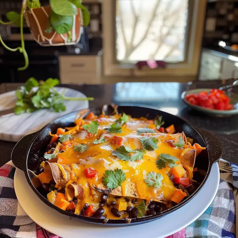 Sweet Potato Black Bean Enchiladas
