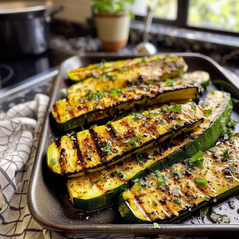 Grilled Zucchini for Memorial Day
