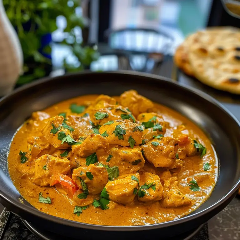Tasty Chicken Korma Dish
