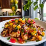 Memorial Day Mango Salsa Chicken Dish