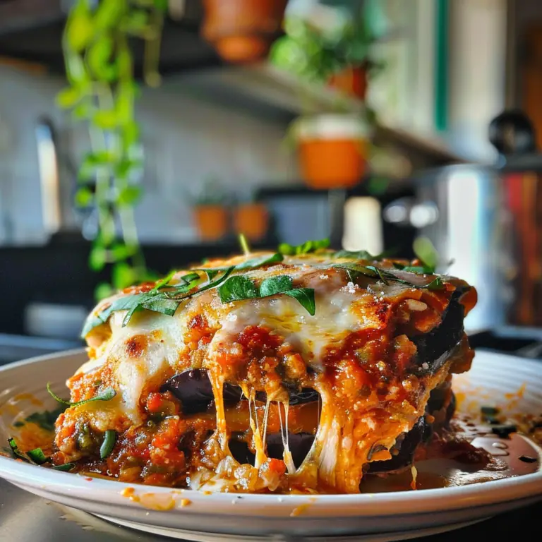 Delicious Eggplant Parmesan Dish
