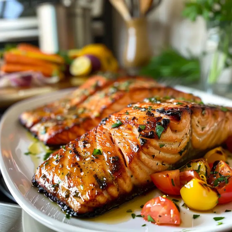 Grilled Cedar Plank Salmon