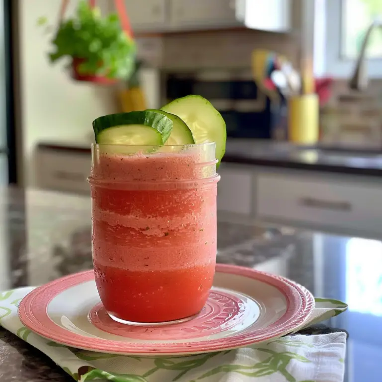 Watermelon Cucumber Smoothie