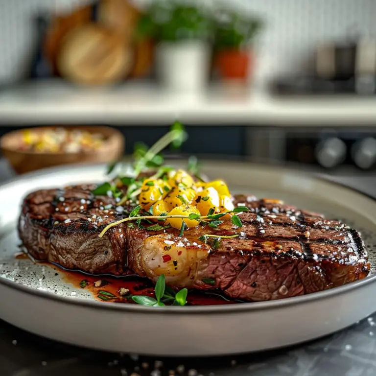 Father's Day Grilled Ribeye Steak