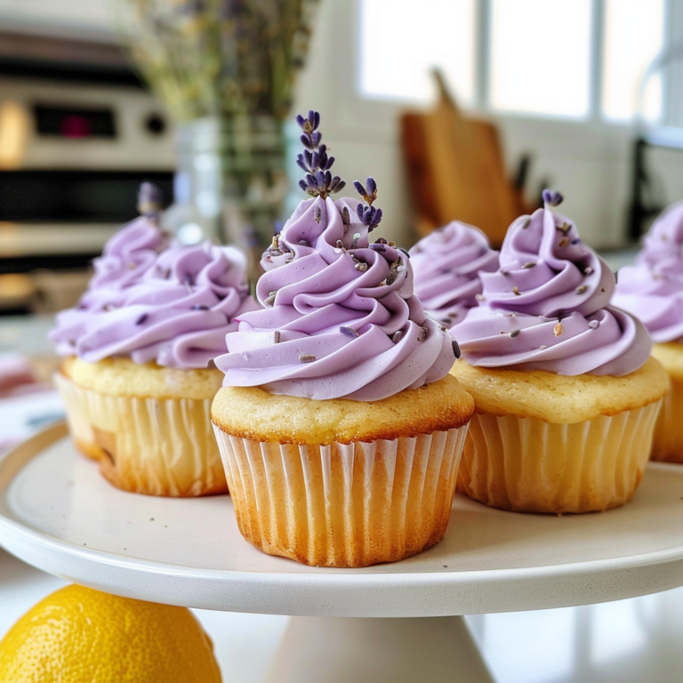 Mother's Day Cupcakes with Lemon and Lavender