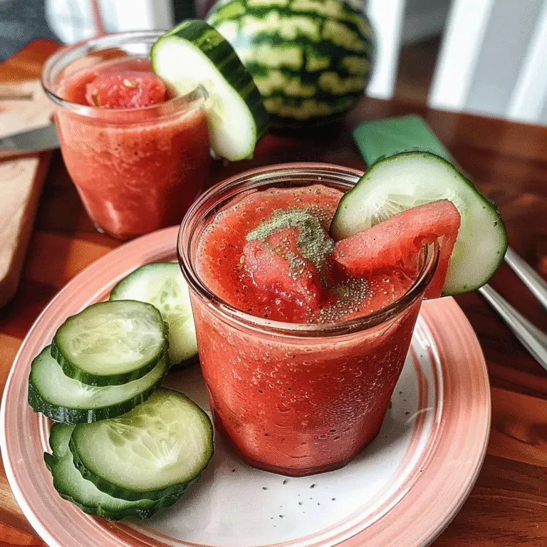 Watermelon Cucumber Smoothie