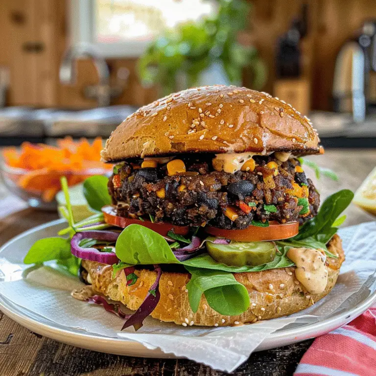Delicious Black Bean Burgers