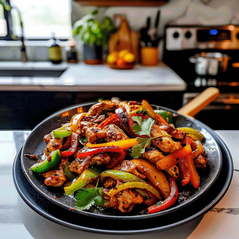 Fajita Chicken Dish