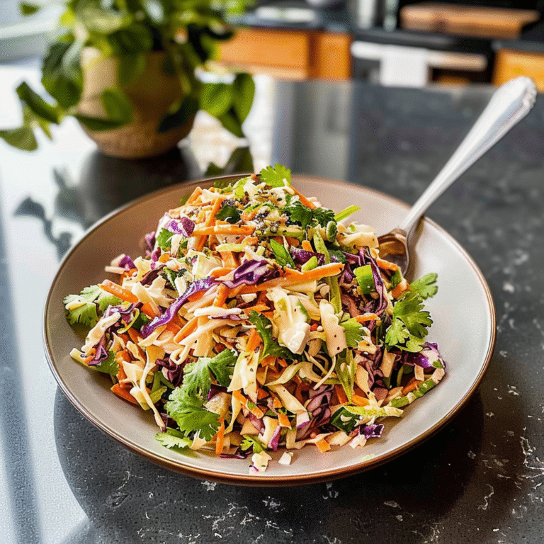 Classic Coleslaw with Greek Yogurt Dressing