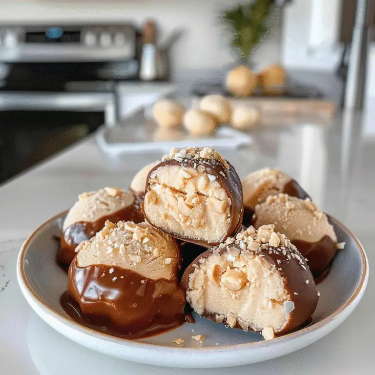 Frozen Greek Yogurt Peanut Butter Bites