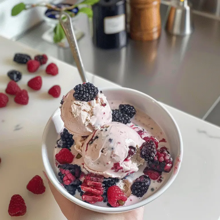 Memorial Day Berry Frozen Yogurt