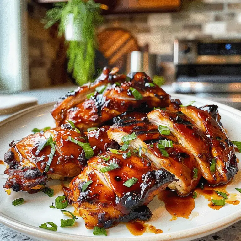 BBQ Chicken on Grill