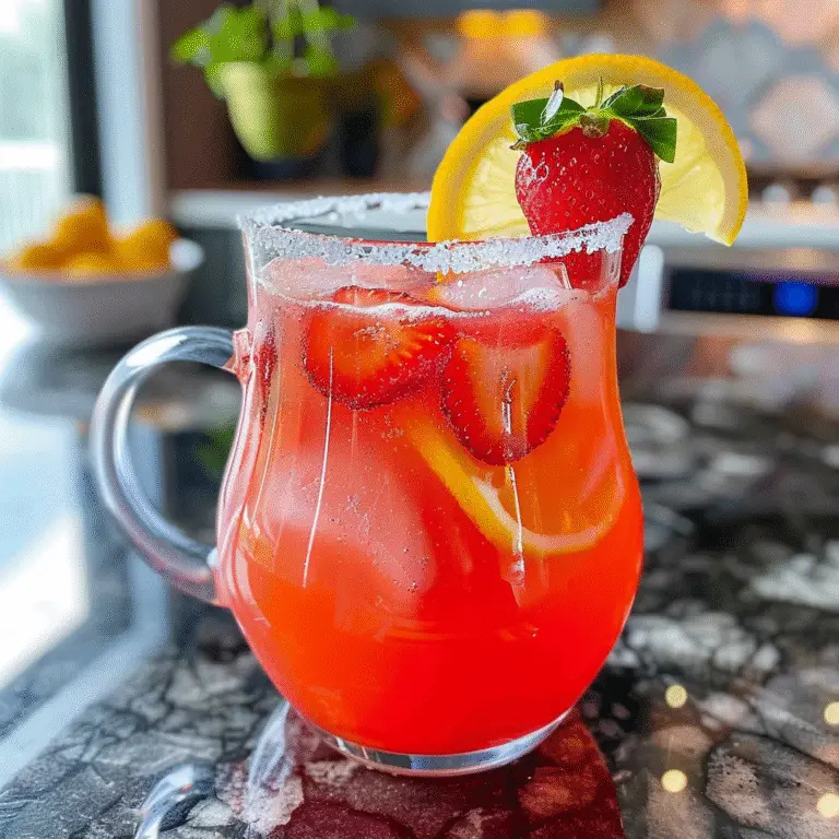 Memorial Day Strawberry Lemonade