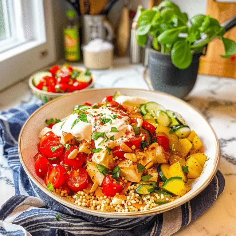 Mediterranean Buddha Bowl Ingredients