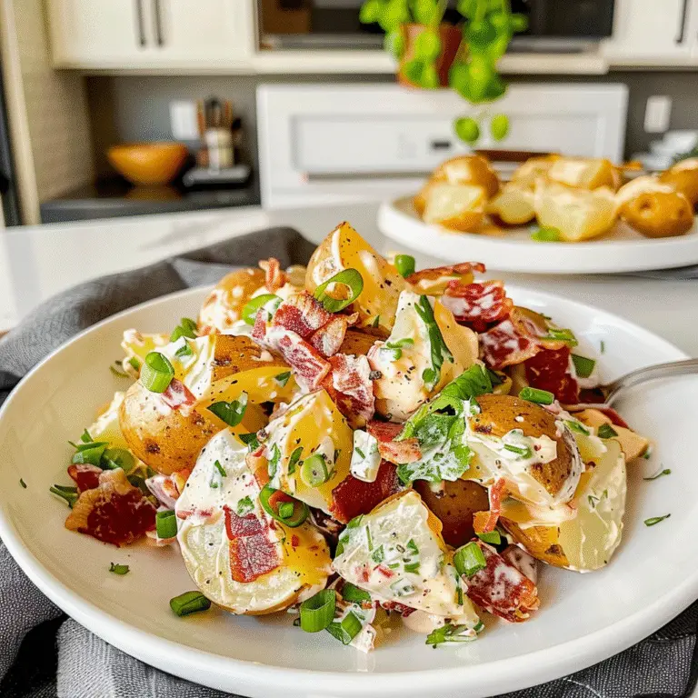 Loaded Potato Salad Dish