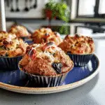 Savory Breakfast Muffins Freshly Baked