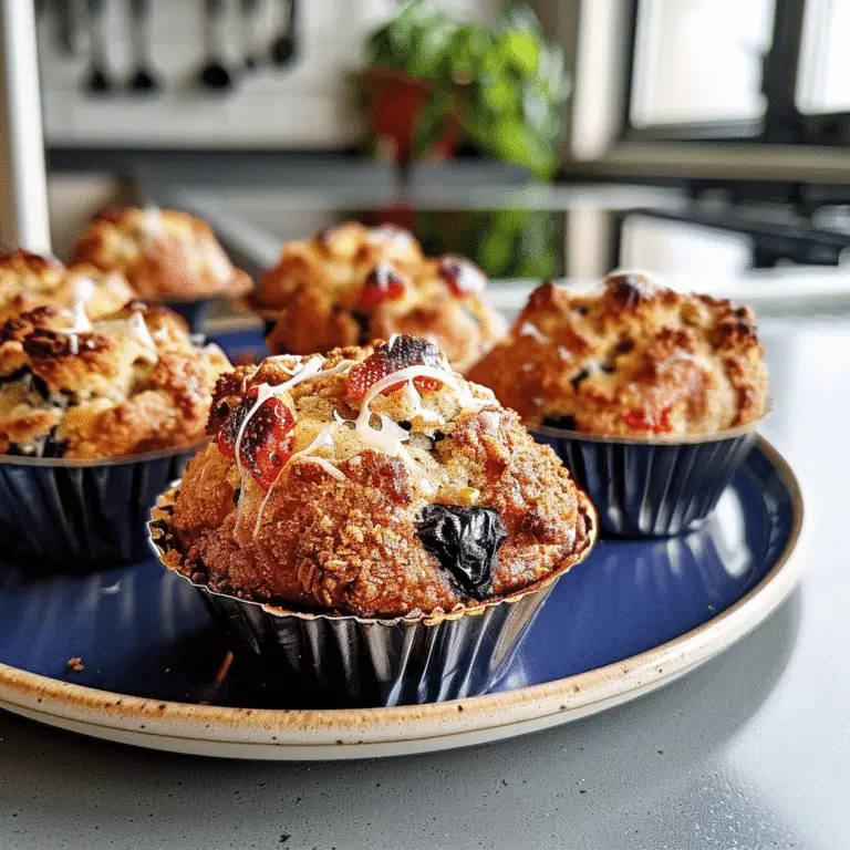 Savory Breakfast Muffins Freshly Baked