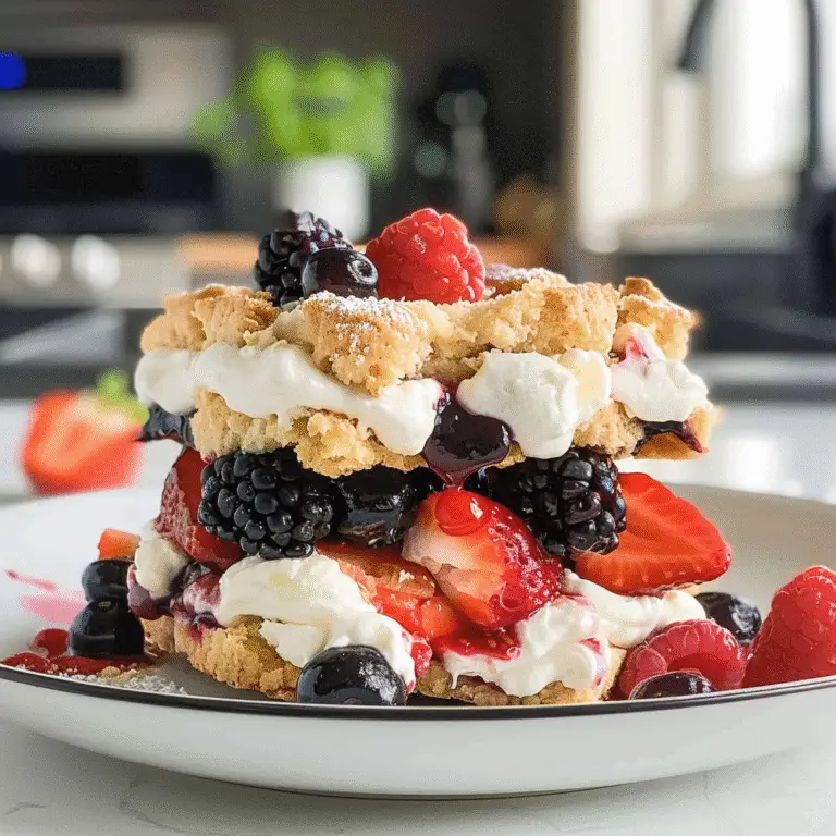 Mixed Berry Shortcake