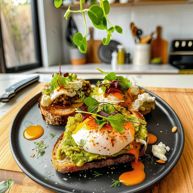 Avocado Toast with Poached Egg