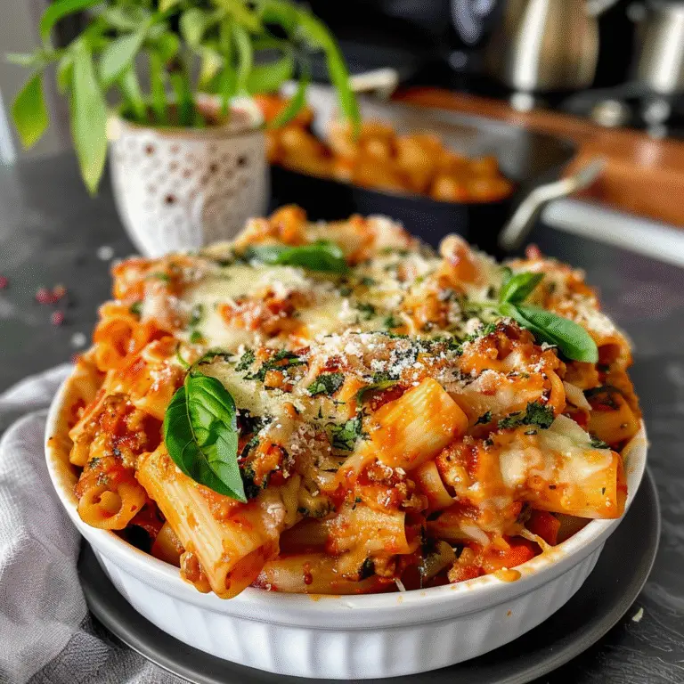 Baked Ziti Dish
