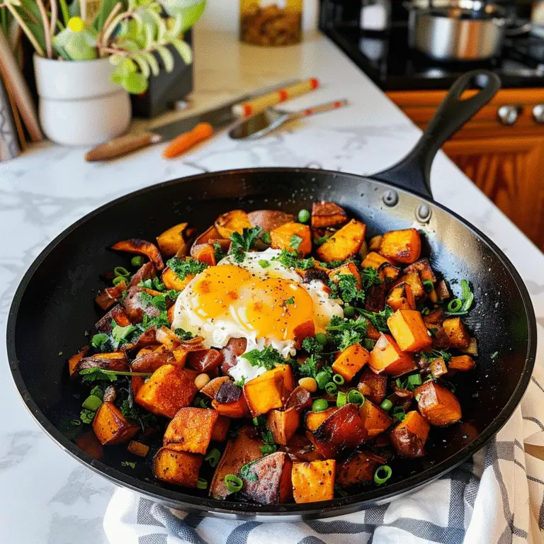 Sweet Potato Breakfast Hash Dish