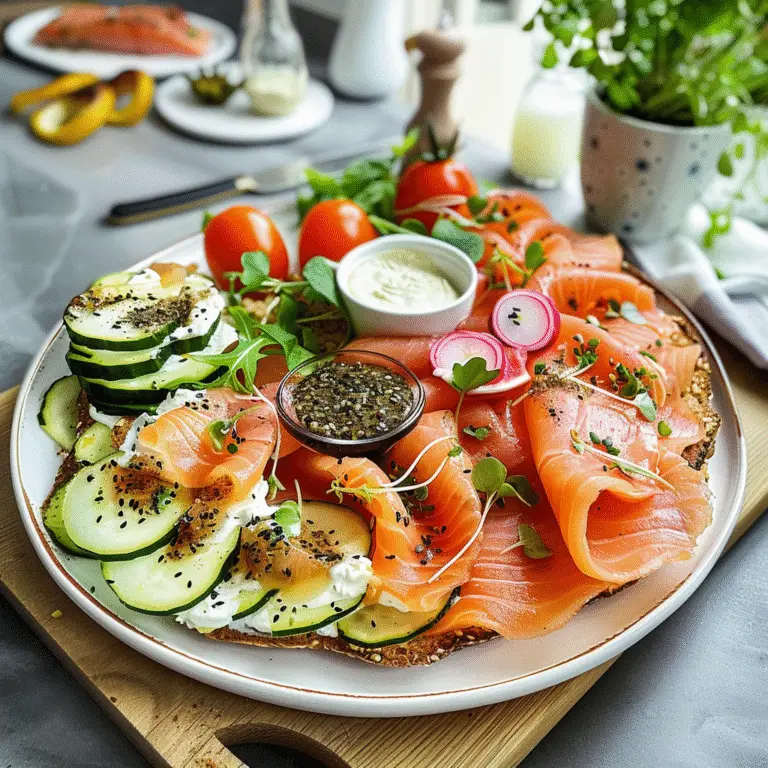 Smoked Salmon Breakfast Platter