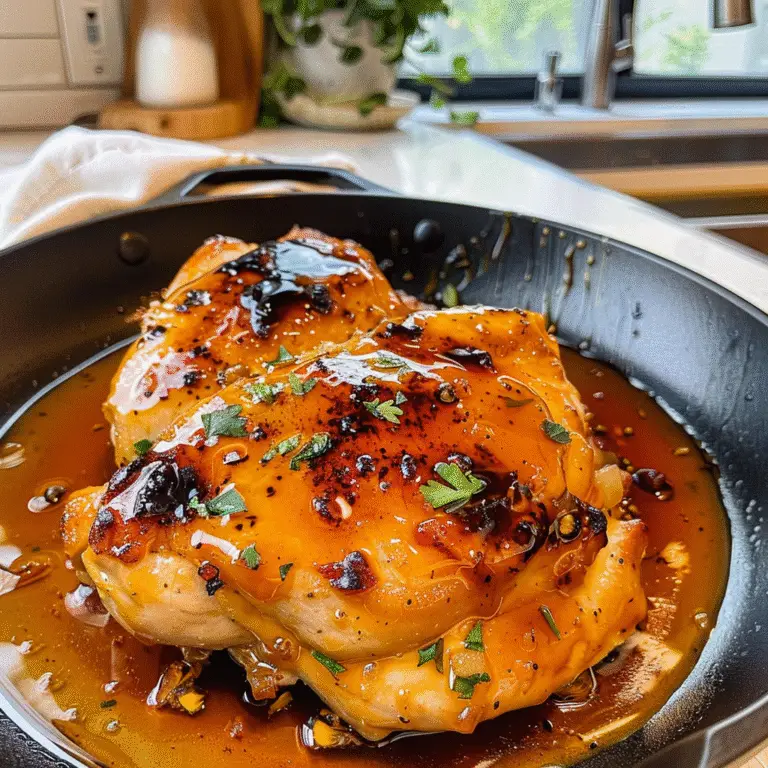 Honey Mustard Chicken Plated