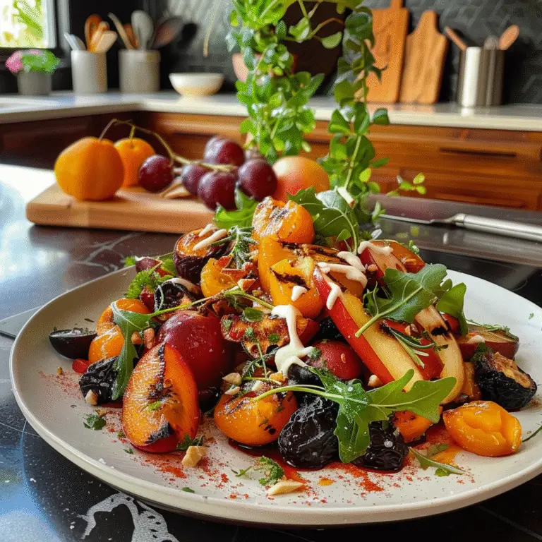 Grilled Stone Fruit Salad - A Refreshing Delight