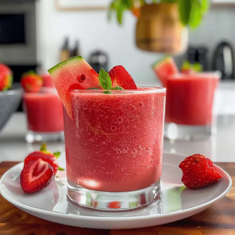 Watermelon Strawberry Smoothie