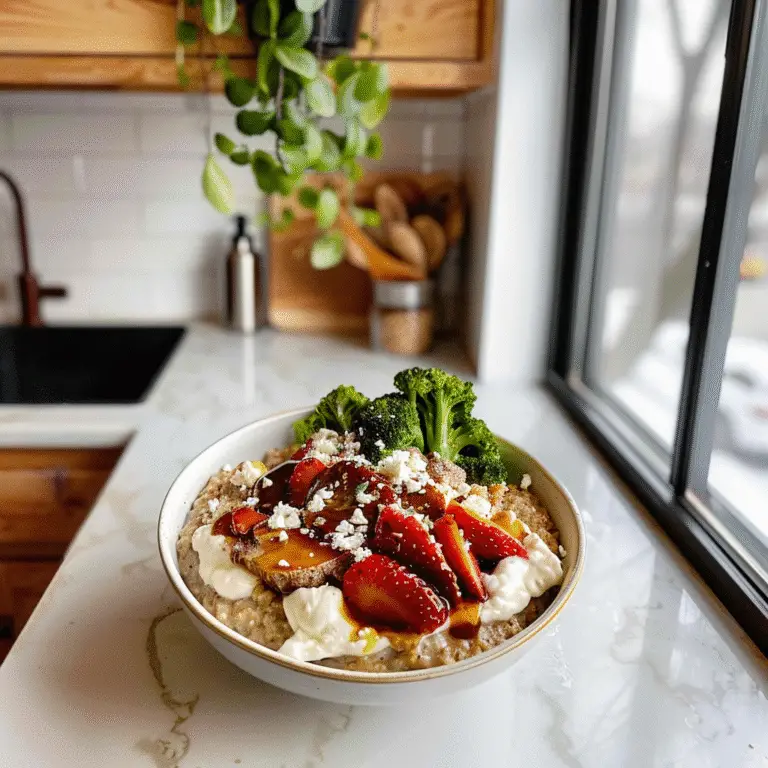 Savory Steel Cut Oats