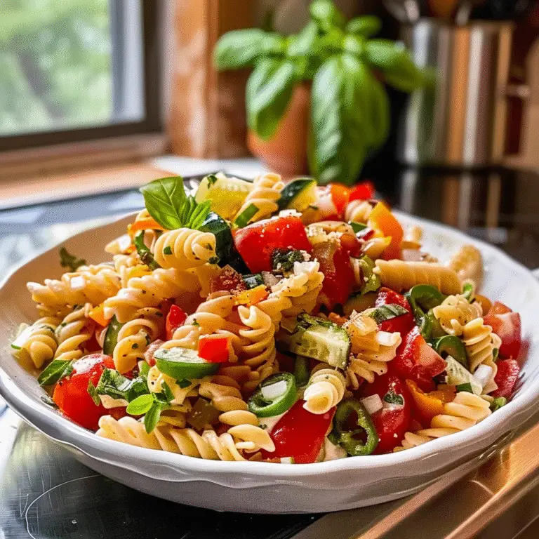 Vibrant Garden Pasta Salad