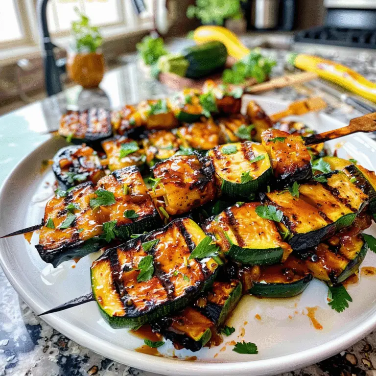 Memorial Day Grilled Zucchini Dish