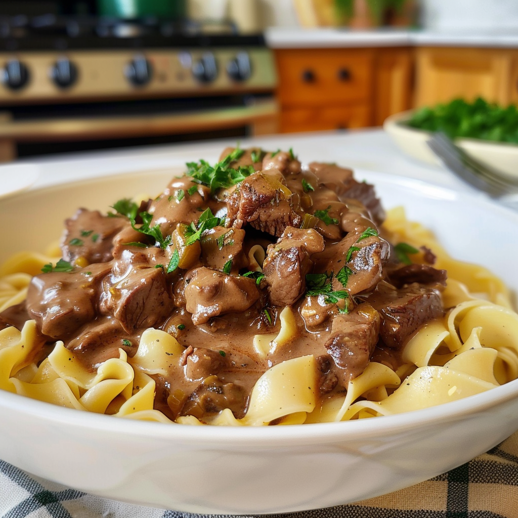 Beef Stroganoff Dish