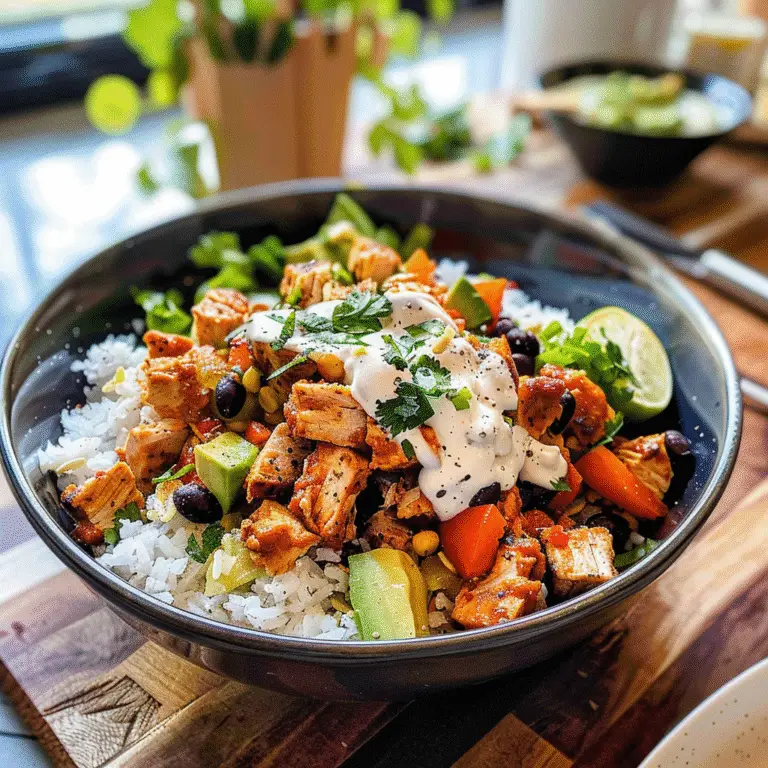 Chipotle Chicken Bowls