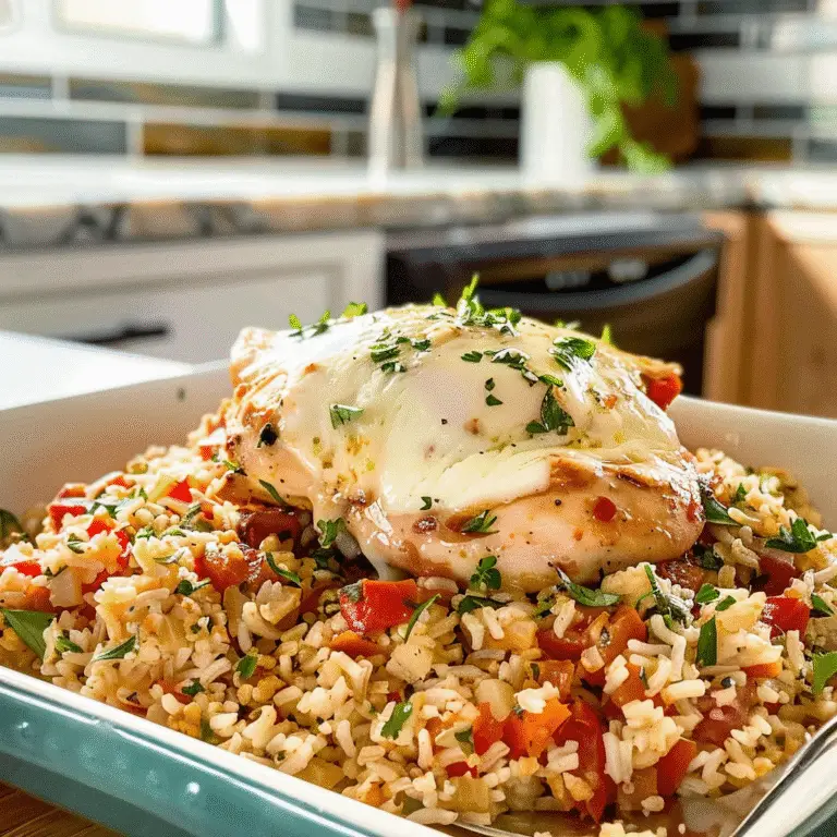 Italian Chicken and Rice Dish