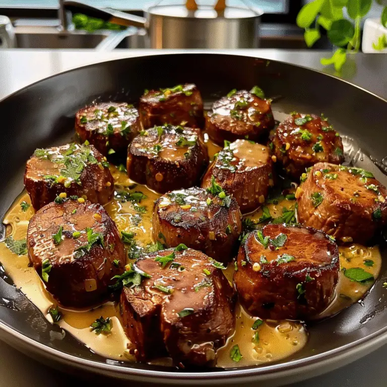Delicious Steak Bites with Garlic Butter