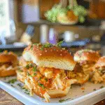 Buffalo Chicken Sliders Ready to Serve