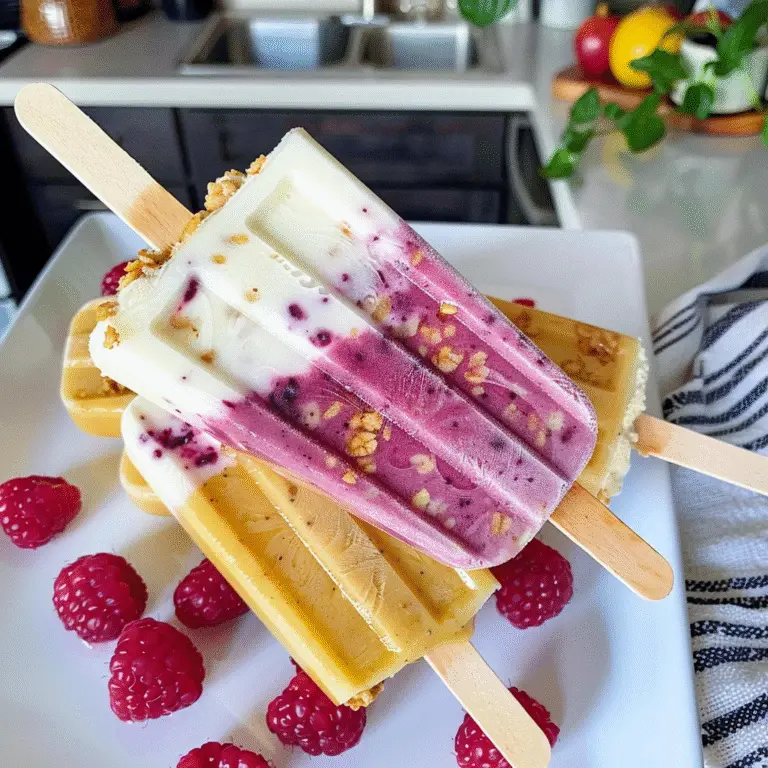 Breakfast Smoothie Popsicles