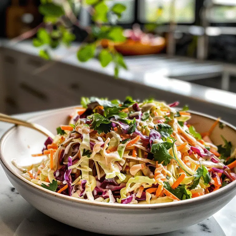 Classic Coleslaw with Greek Yogurt Dressing