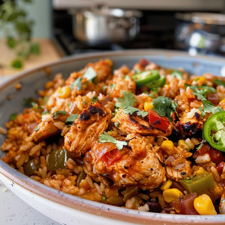 Southwest Chicken and Rice Dish