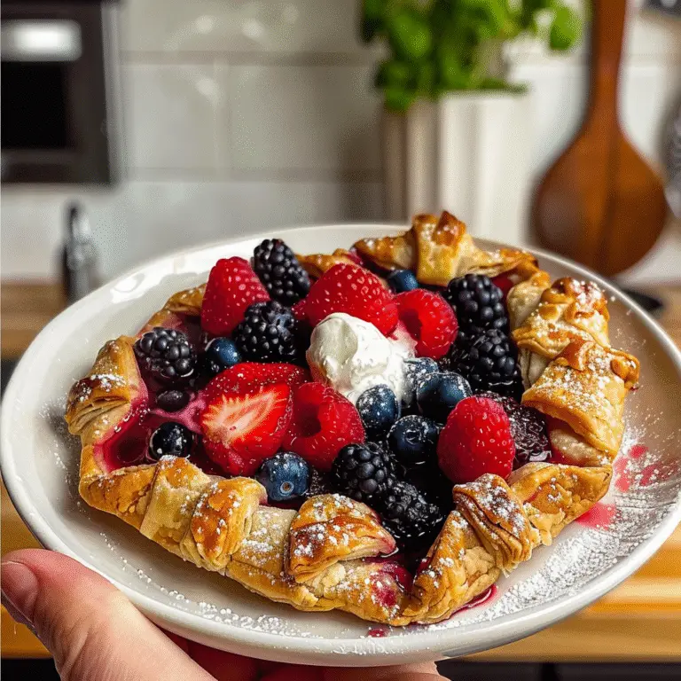Mixed Berry Galette Fresh Berries
