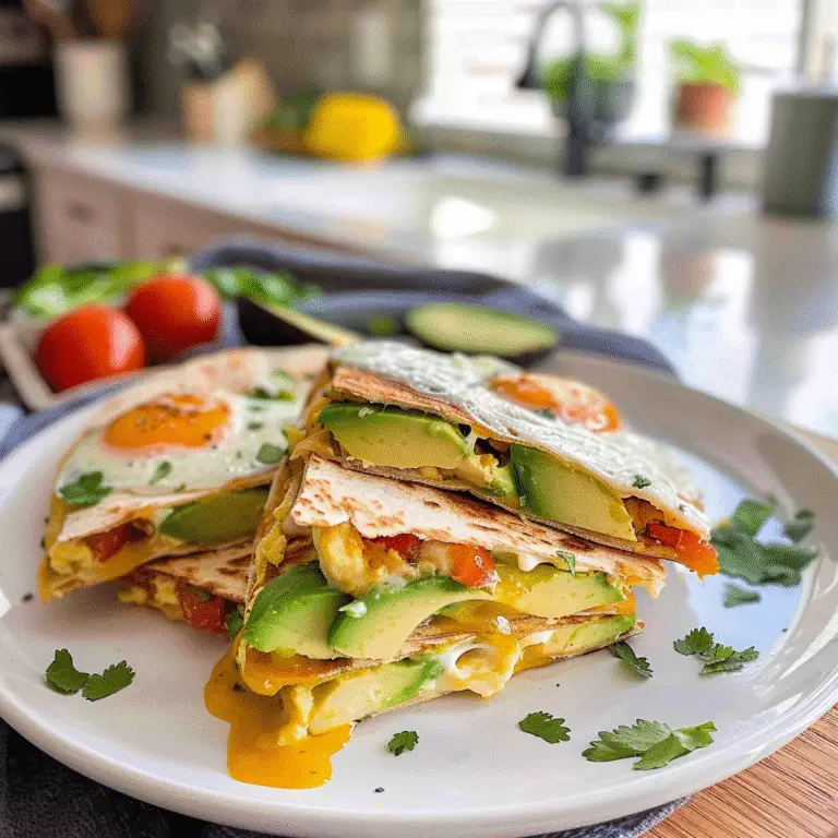 Egg and Avocado Quesadilla
