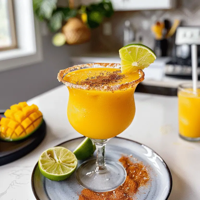 Mango Margarita in a Glass