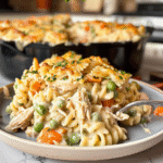 Chicken Pot Pie Pasta Dish