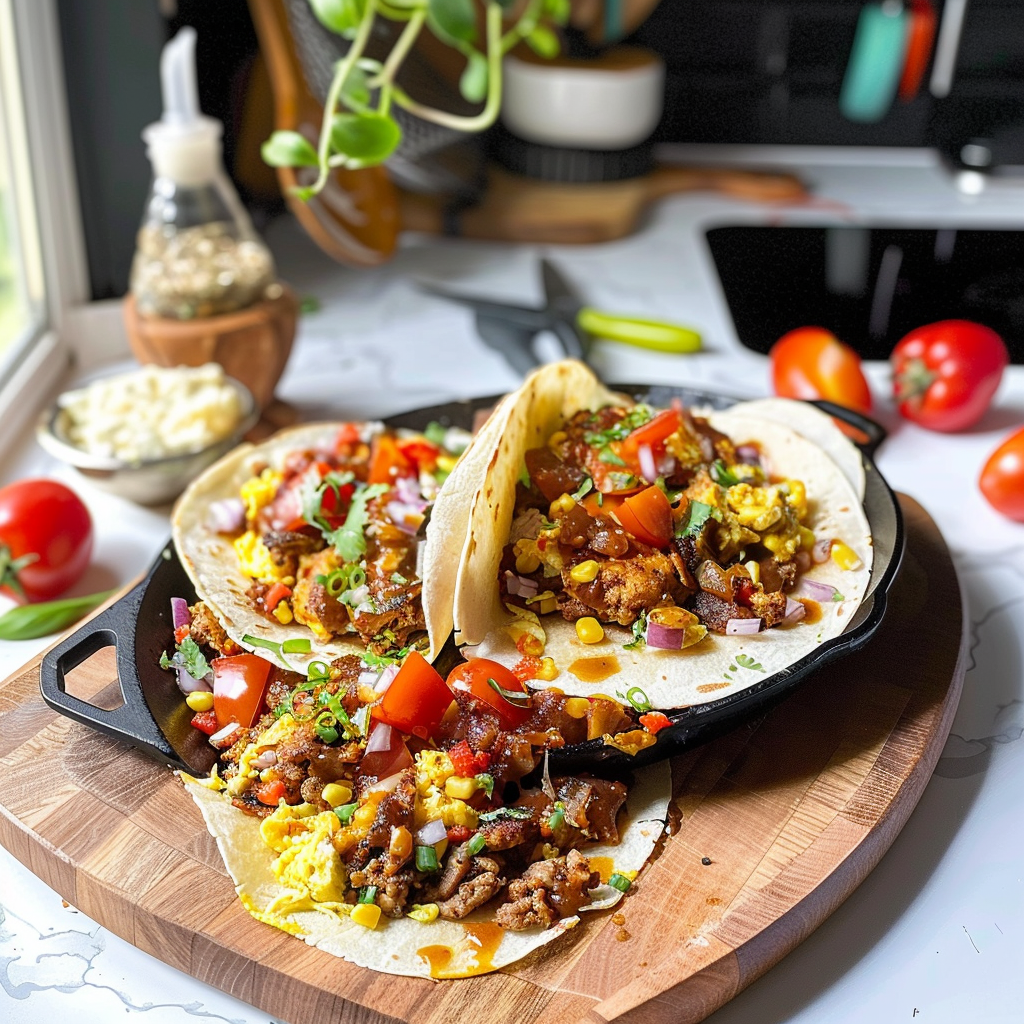Breakfast Taco Skillet Dish