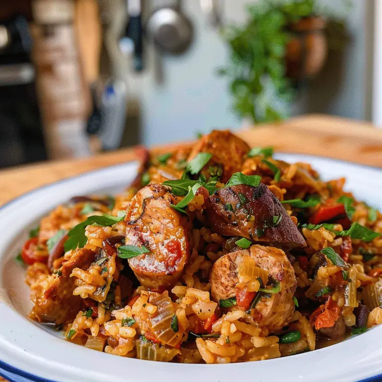 Cajun Jambalaya Dish