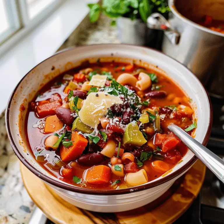 Minestrone Soup Ingredients and Preparation