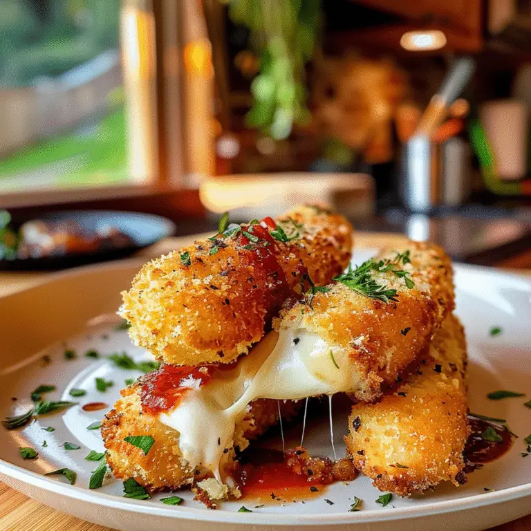 Homemade Mozzarella Sticks