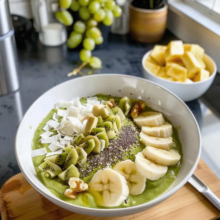 Green Smoothie Breakfast Bowl
